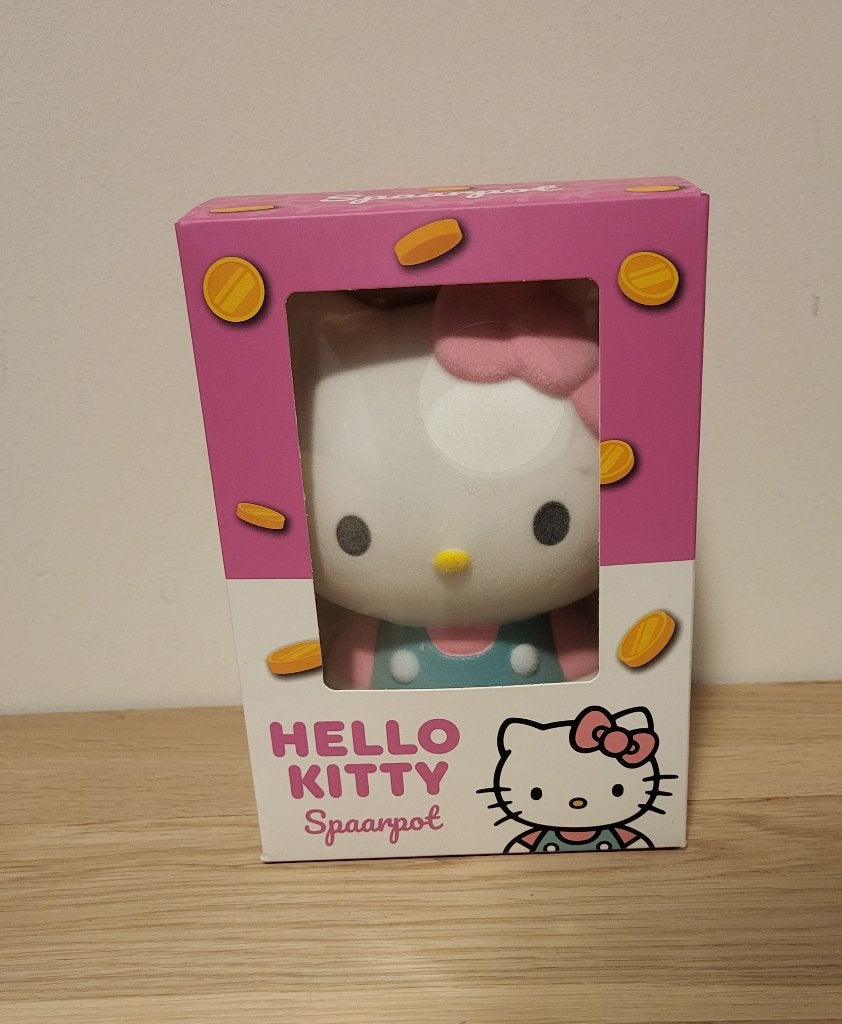 Nieuw! Hello Kitty spaarpot, 20 cm, Ophalen of Verzenden, Nieuw, Overige materialen, Strip- of Tekenfilmfiguur
