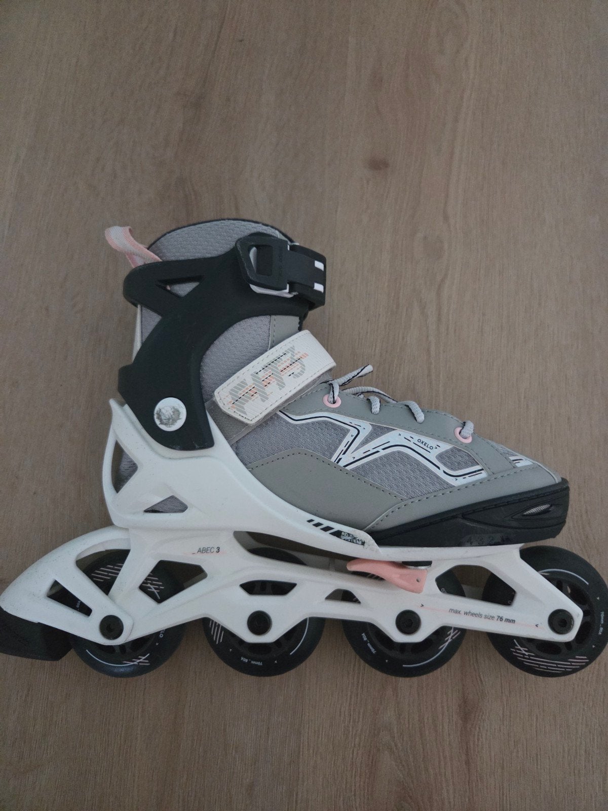 Verstelbare Oxelo inline skates voor kinderen (maat 32-35), Verstelbaar, Kinderen, Zo goed als nieuw, Inline skates 4 wielen