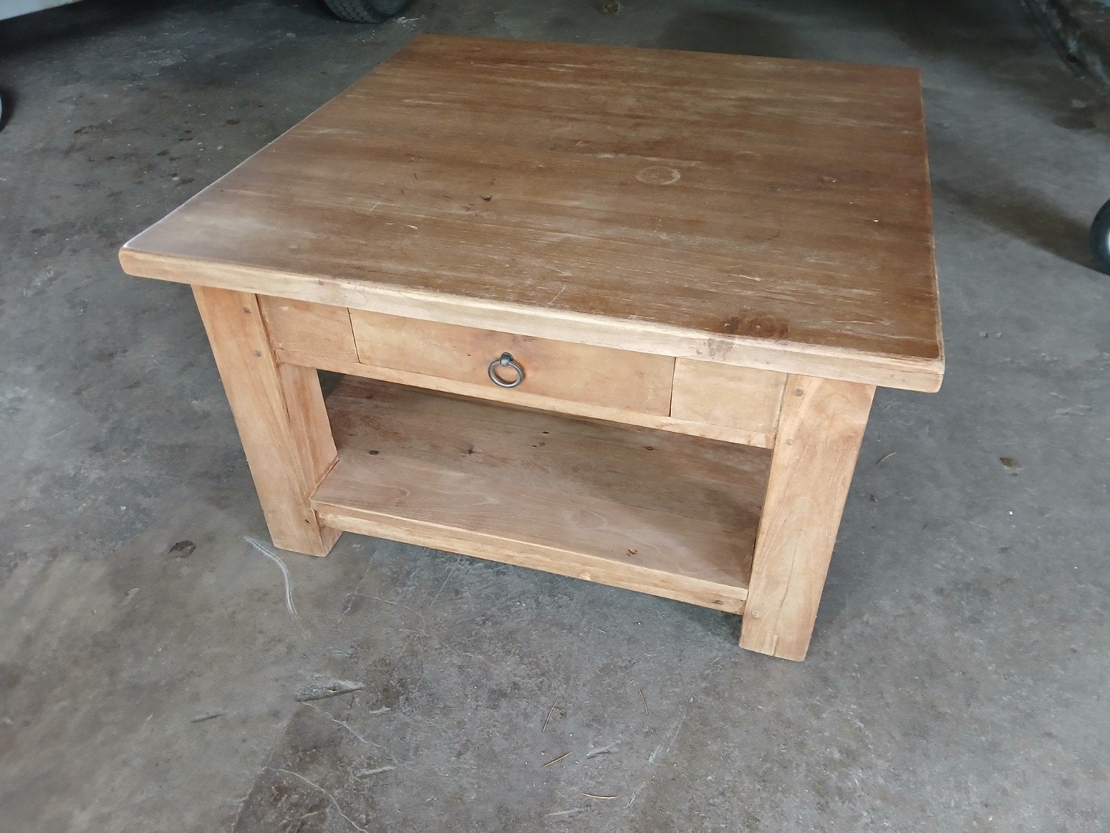 Tafel salon tafel teak, Ophalen, Gebruikt, Overige typen
