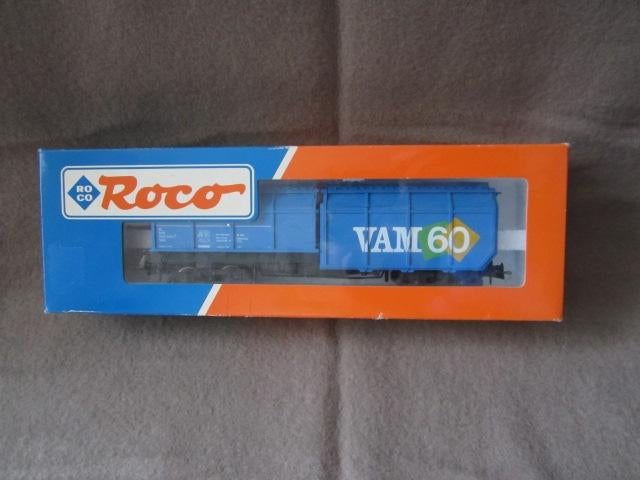 VAM 60 , potgrond , recycling wagon Roco 4368H0 HO, Gelijkstroom, Wagon, Ophalen of Verzenden, Zo goed als nieuw