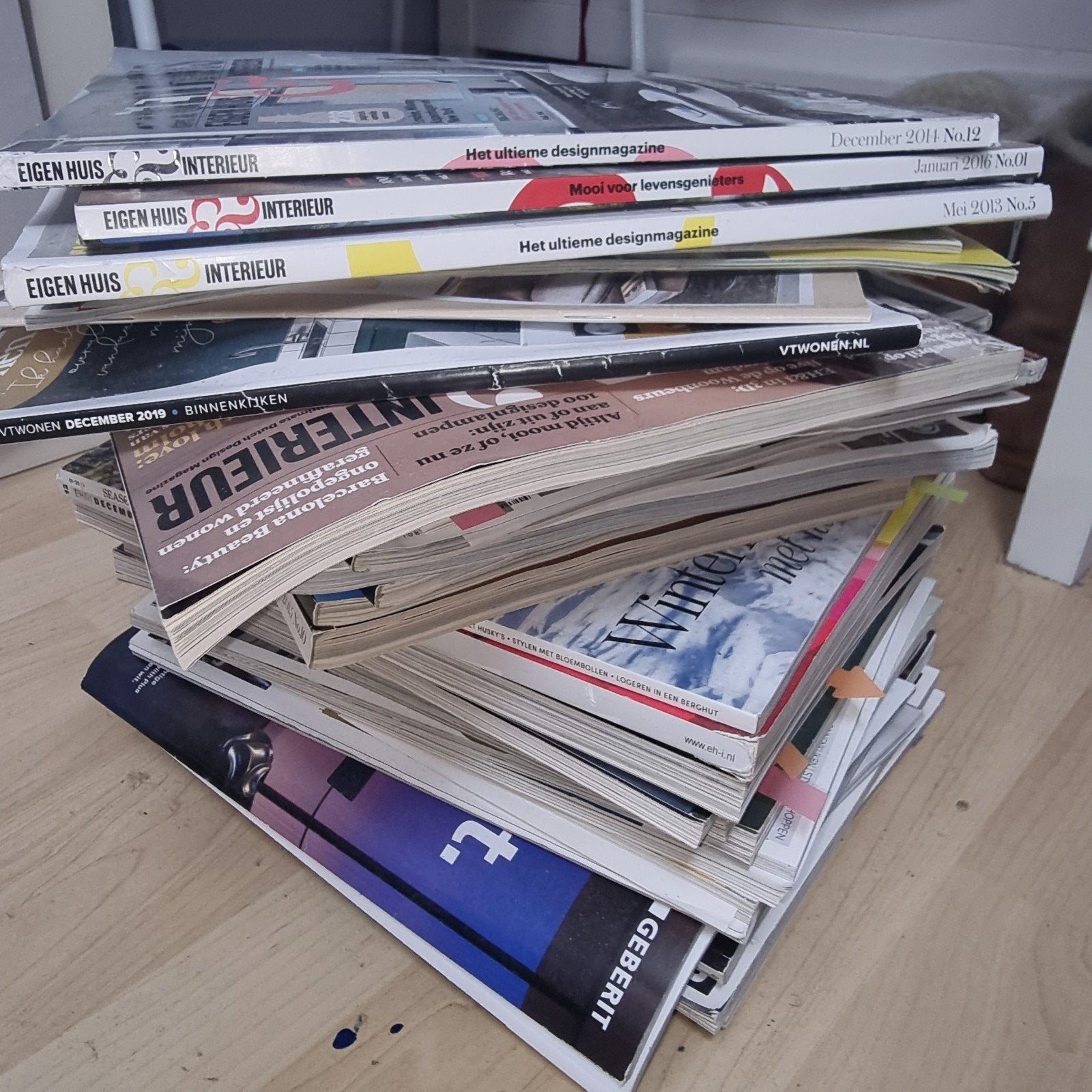 Diverse interieur magazines - Eigen Huis & Interieur, Ophalen, Gelezen, Overige typen