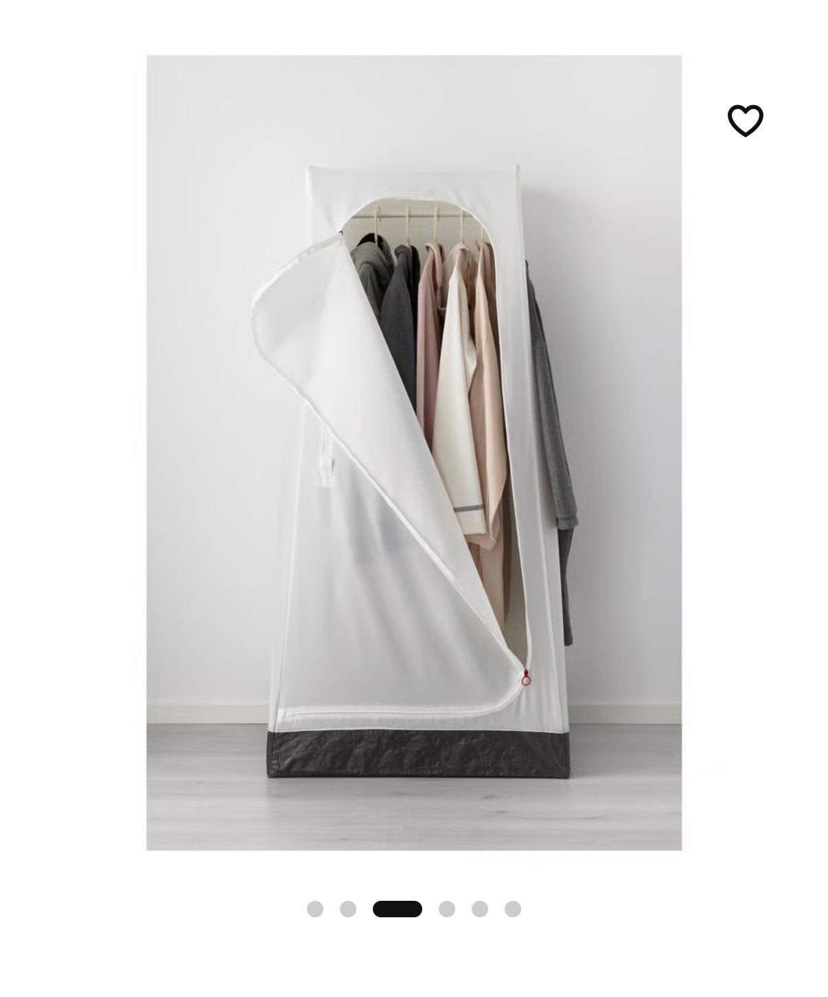 IKEA VUKU zippered wardrobe, Ophalen, Zo goed als nieuw, 25 tot 50 cm, Minder dan 100 cm