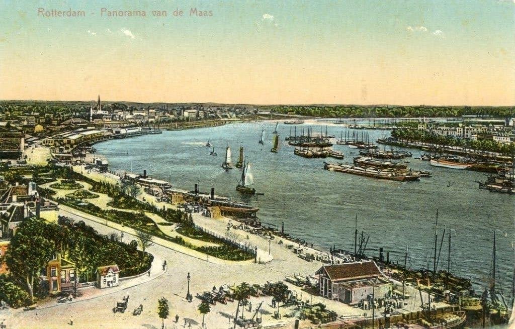 Rotterdam Ansichtkaart ongelopend, Verzenden, Voor 1920, Zuid-Holland