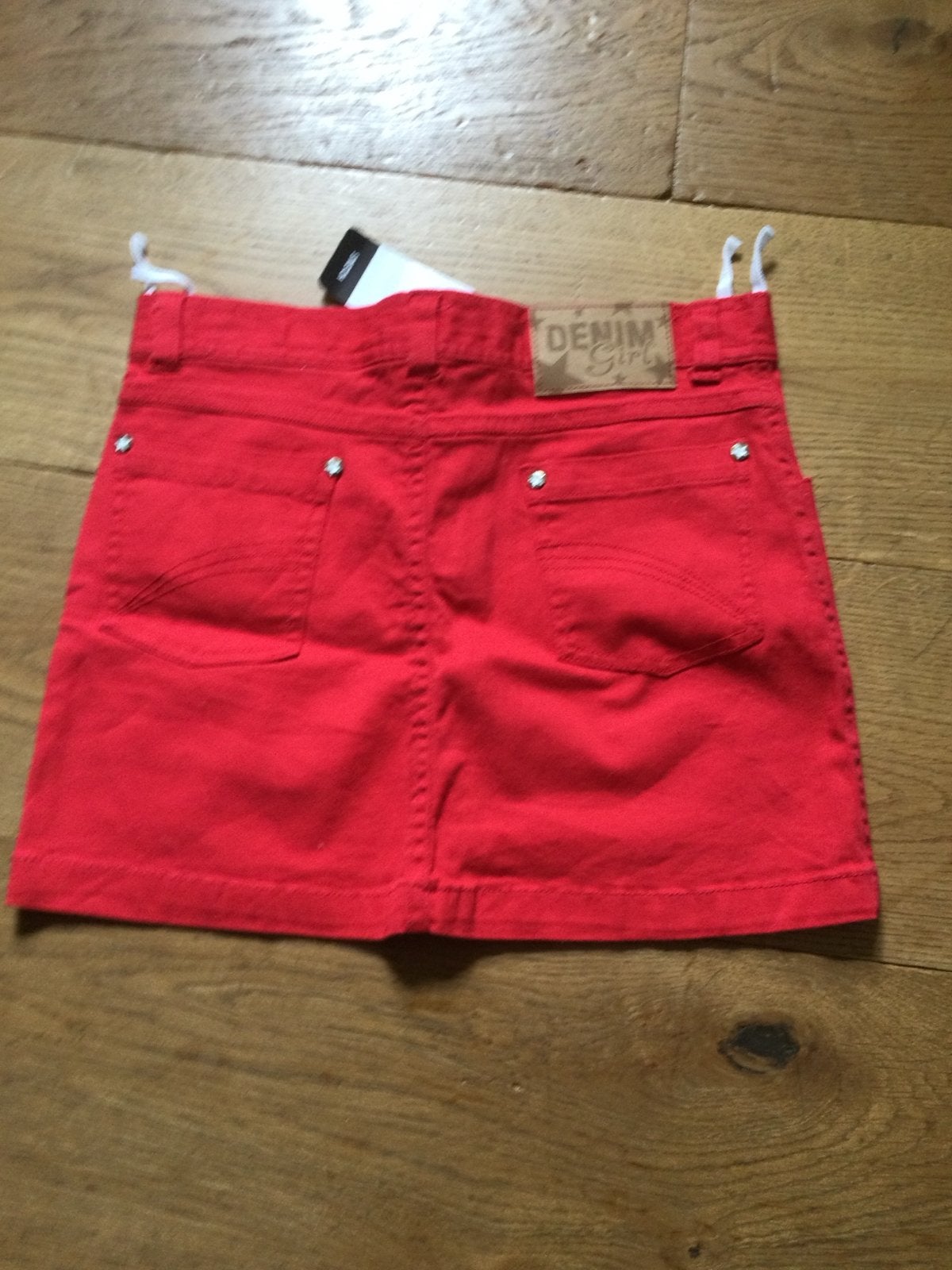Nieuwe rode spijkerrok voor meisjes - Denim 152, Ophalen of Verzenden, Nieuw, Meisje