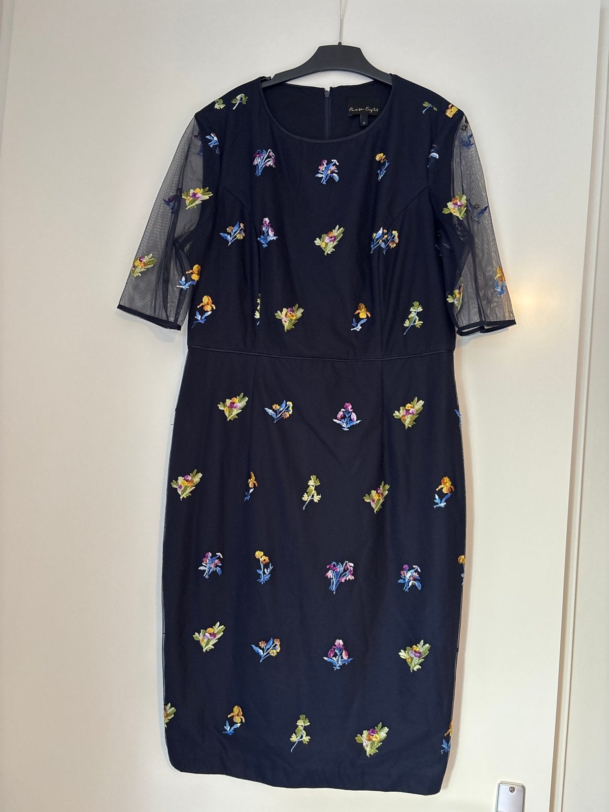 Phase Eight Jurk met bloemenborduursels, size uk 16, Kleding | Dames, Blauw, Maat 42/44 (L), Ophalen of Verzenden, Zo goed als nieuw