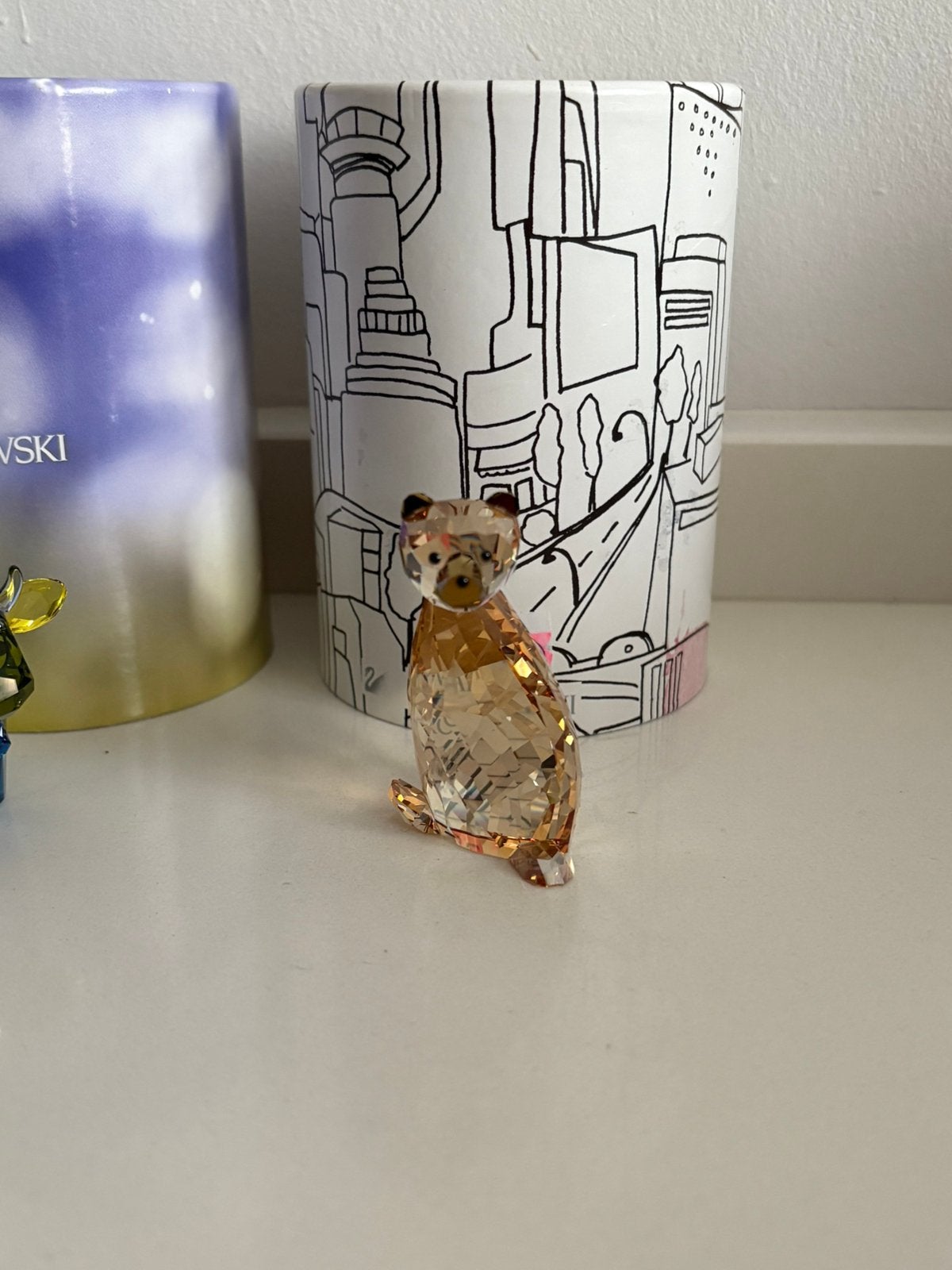 Swarovski beer ted, Verzamelen, Swarovski, Ophalen of Verzenden, Zo goed als nieuw, Figuurtje