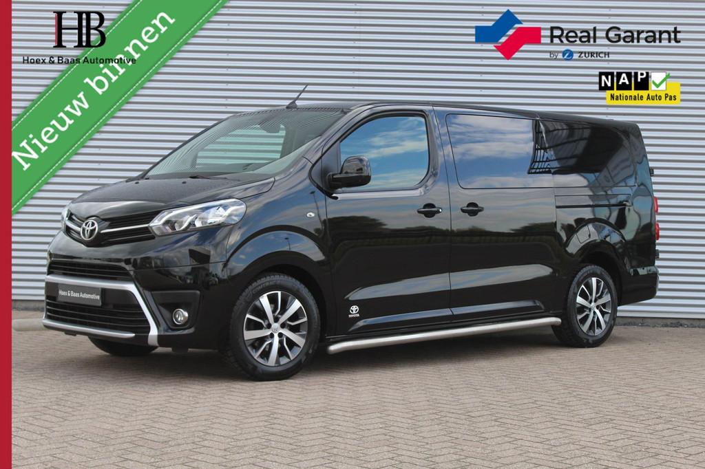 Toyota ProAce 2.0D L2H1 Dubbel cabine/ trekhaak/Navi/camera, Auto's, Voorwielaandrijving, Gebruikt, 4 cilinders, Origineel Nederlands