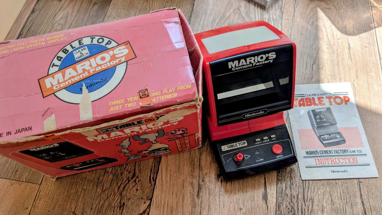 Nintendo Game & Watch Table Top Mario's Cement Factory, Ophalen of Verzenden