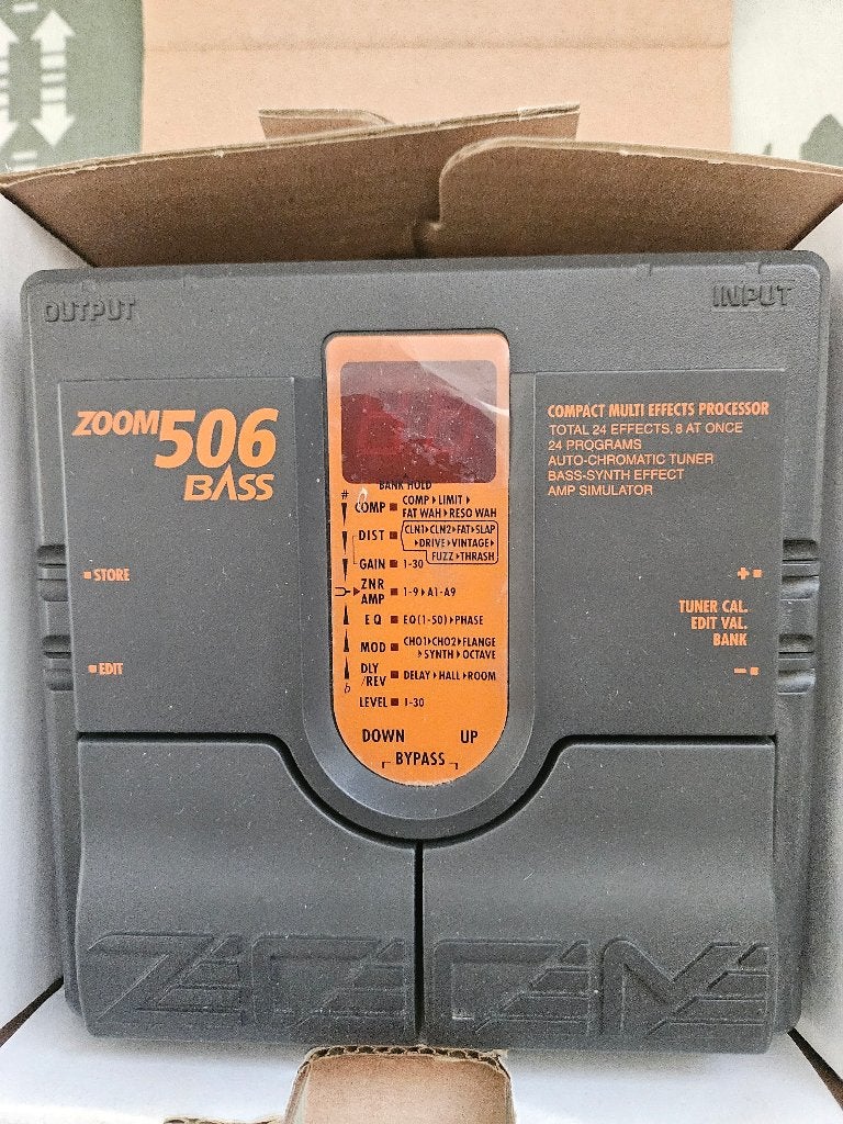 Baspedaal basgitaar zoom506, Ophalen of Verzenden, Gebruikt