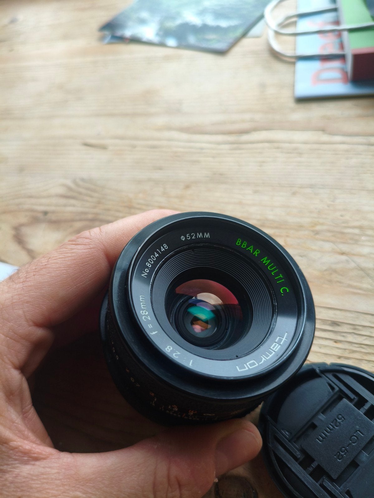 Tamron-F Bbar multi C 28mm F2.8 M42 vattig gecertificeerd, Ophalen of Verzenden, Groothoeklens