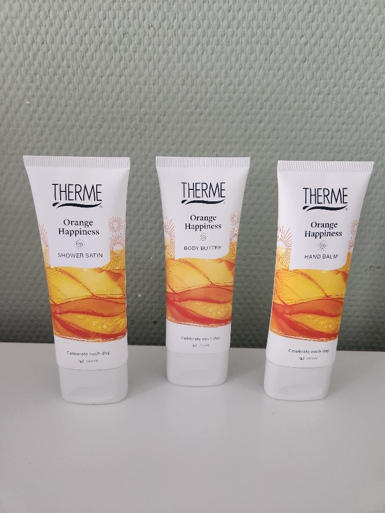 Therme - Welnessbox Orange Happines, Ophalen of Verzenden, Nieuw, Bad & Douche