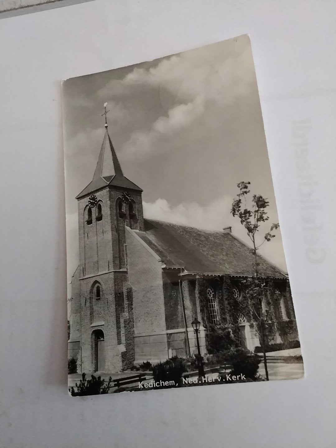 Oude Ansichtkaart Kedichem, Ned. Herv. Kerk, Ophalen of Verzenden, Voor 1920