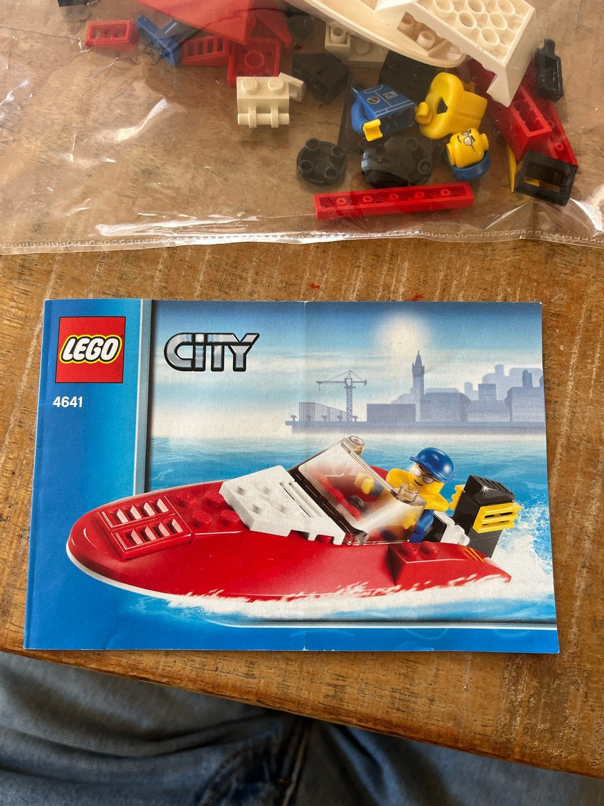 Lego City 4641 Speedboot - 100% compleet met instructies, Lego, Ophalen of Verzenden, Compleet, Complete set