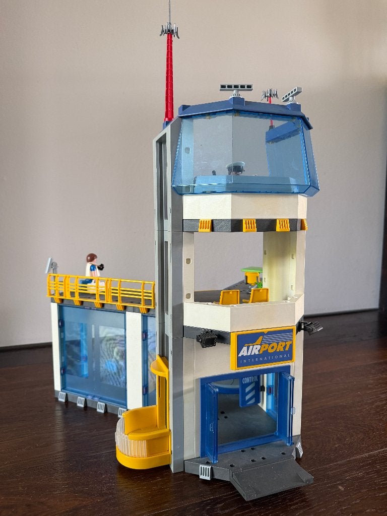 Playmobil Vliegveld set of los te koop 3185, 7573 en 3199, Gebruikt, Gebouw, Complete set, Ophalen of Verzenden