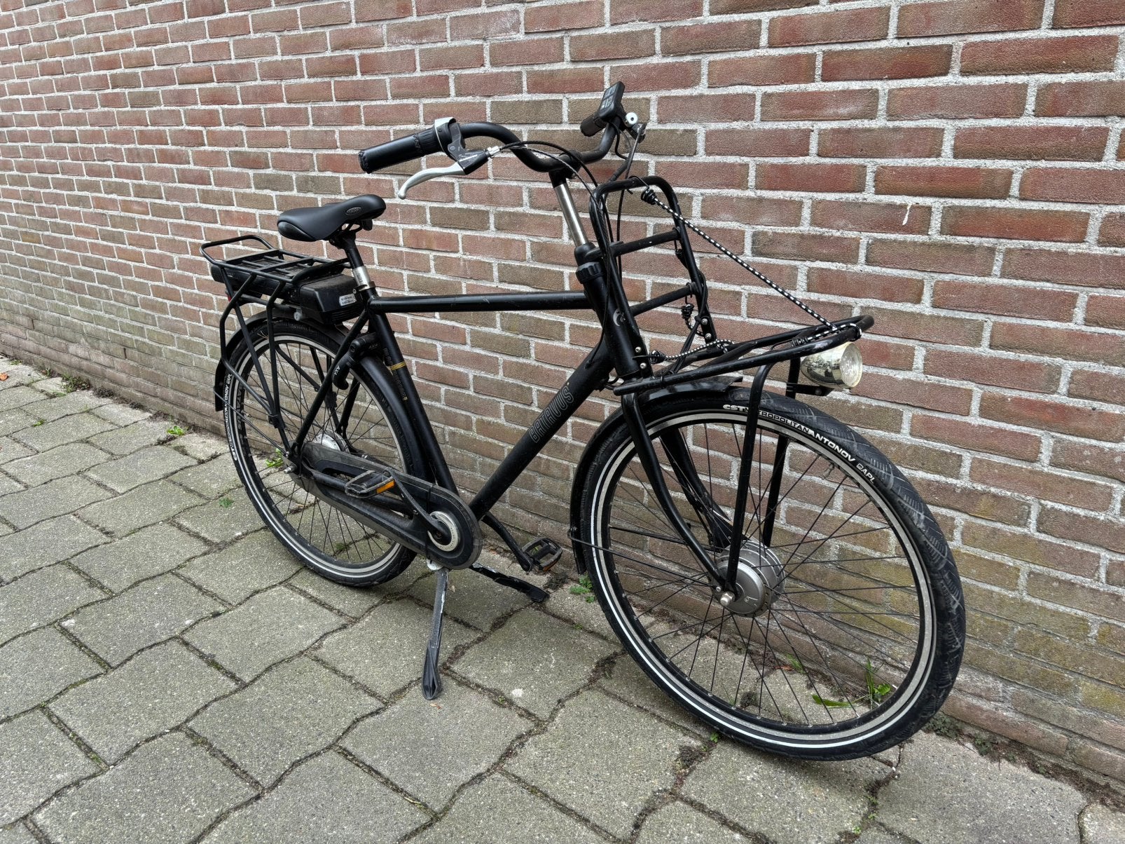 Batavus elektrische herenfiets, Ophalen, Minder dan 30 km per accu, Gebruikt, Batavus