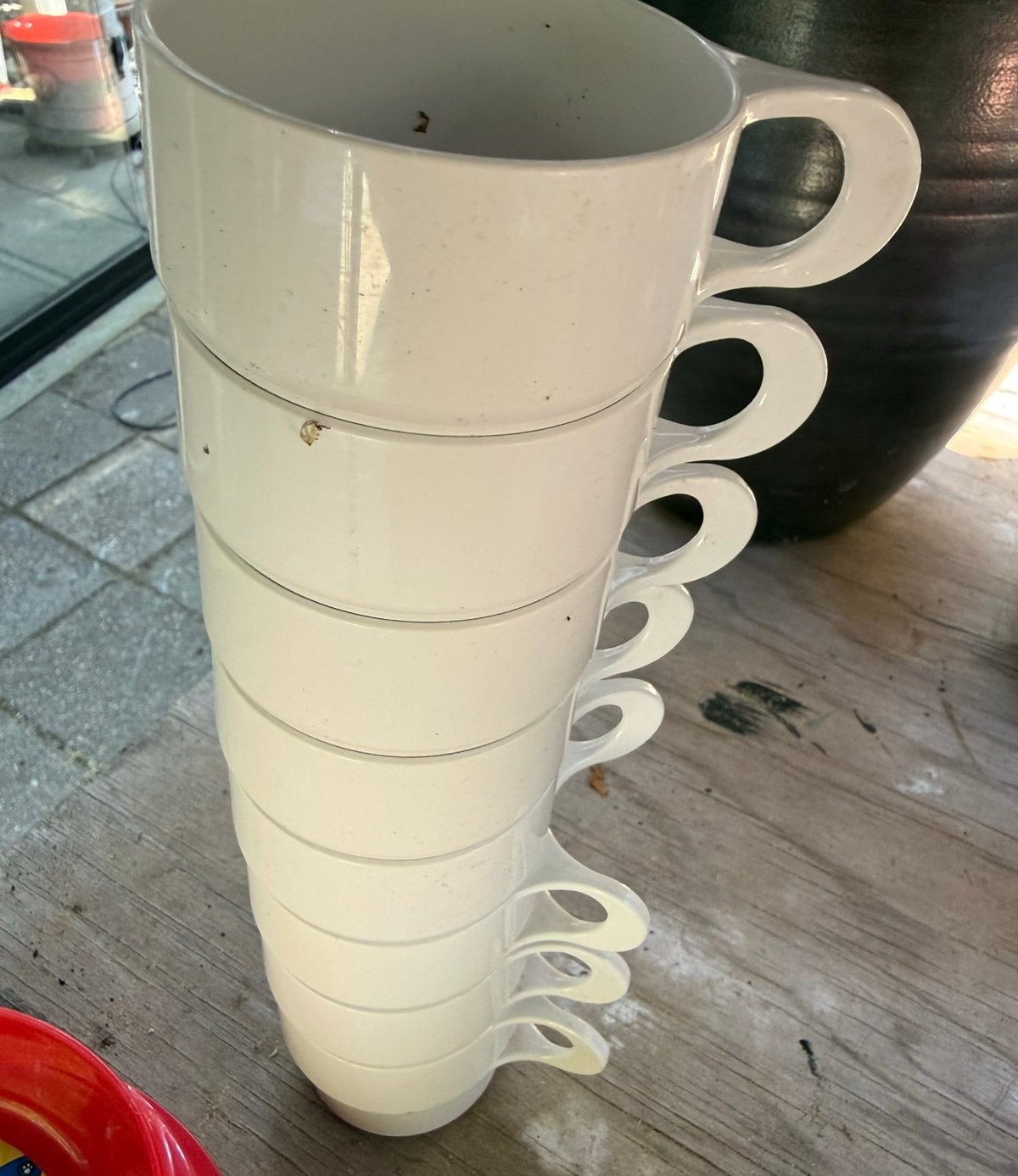 8 coppia bekes camping picknick, Ophalen of Verzenden, Zo goed als nieuw