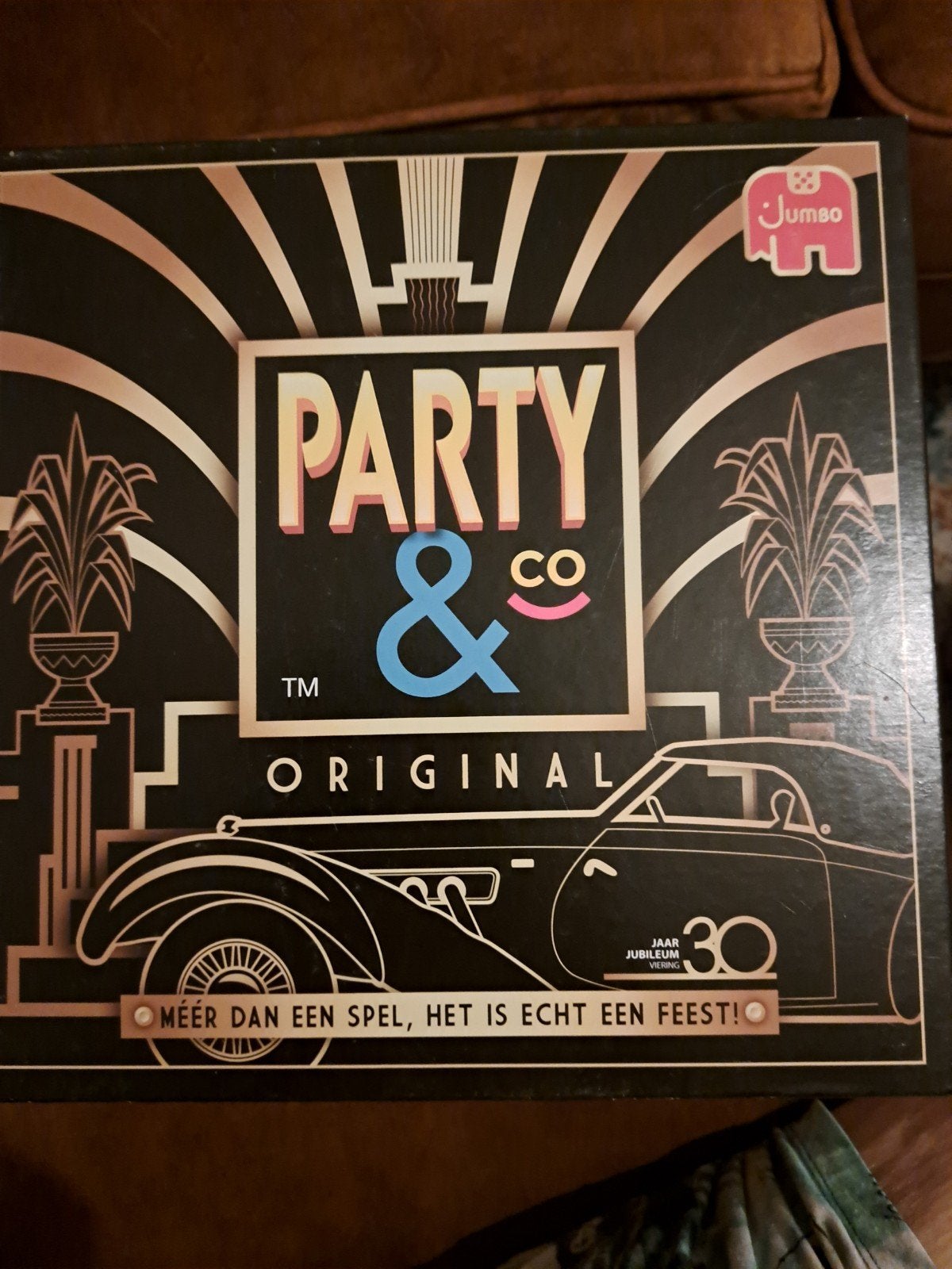 Party en co van Jumbo, Hobby en Vrije tijd, Gezelschapsspellen | Bordspellen, Ophalen, Zo goed als nieuw, Jumbo