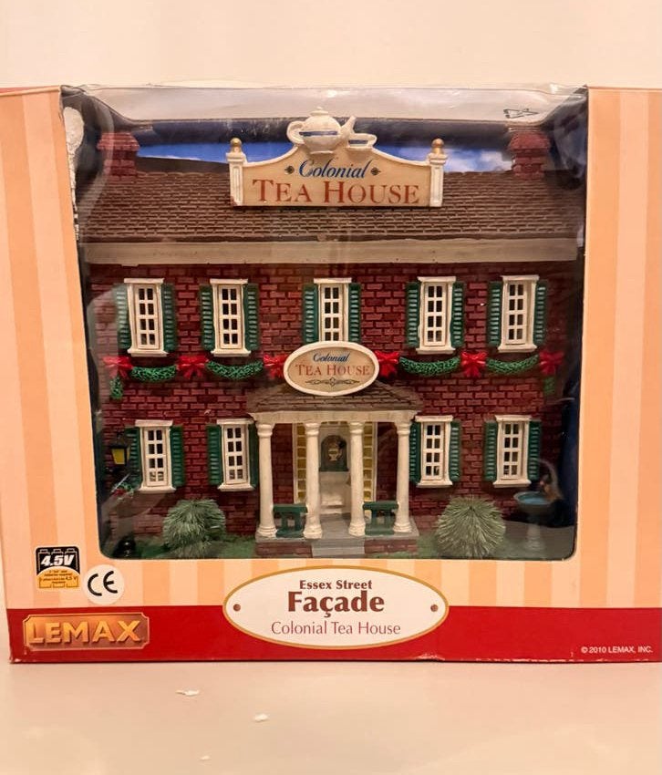 Lemax Colonial Tea House - Essex Street Façade, Ophalen, Zo goed als nieuw