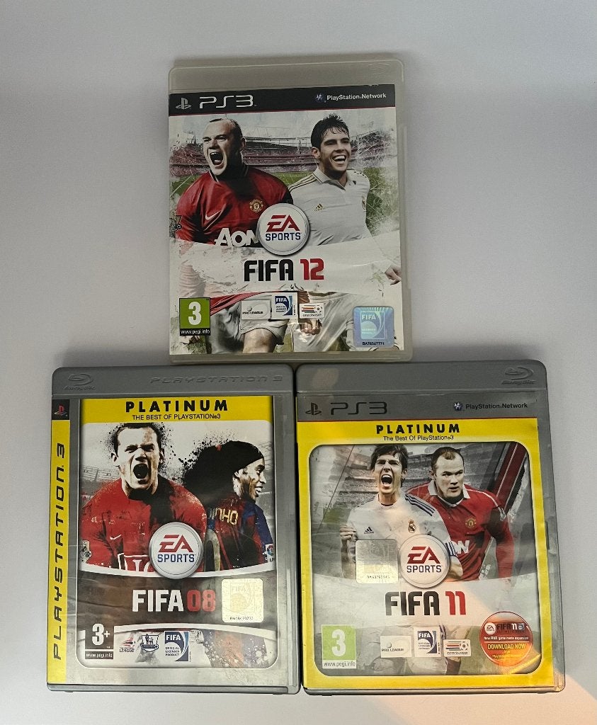 FIFA 08 + FIFA 11 + FIFA 12 | PS3 | Bundle, Spelcomputers en Games, Games | Sony PlayStation 3, Gebruikt, Ophalen of Verzenden