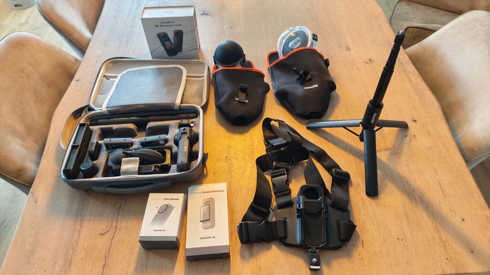 Insta360 X5, gebruikt maar werkt uitstekend!, Ophalen of Verzenden, Gebruikt, Overige merken