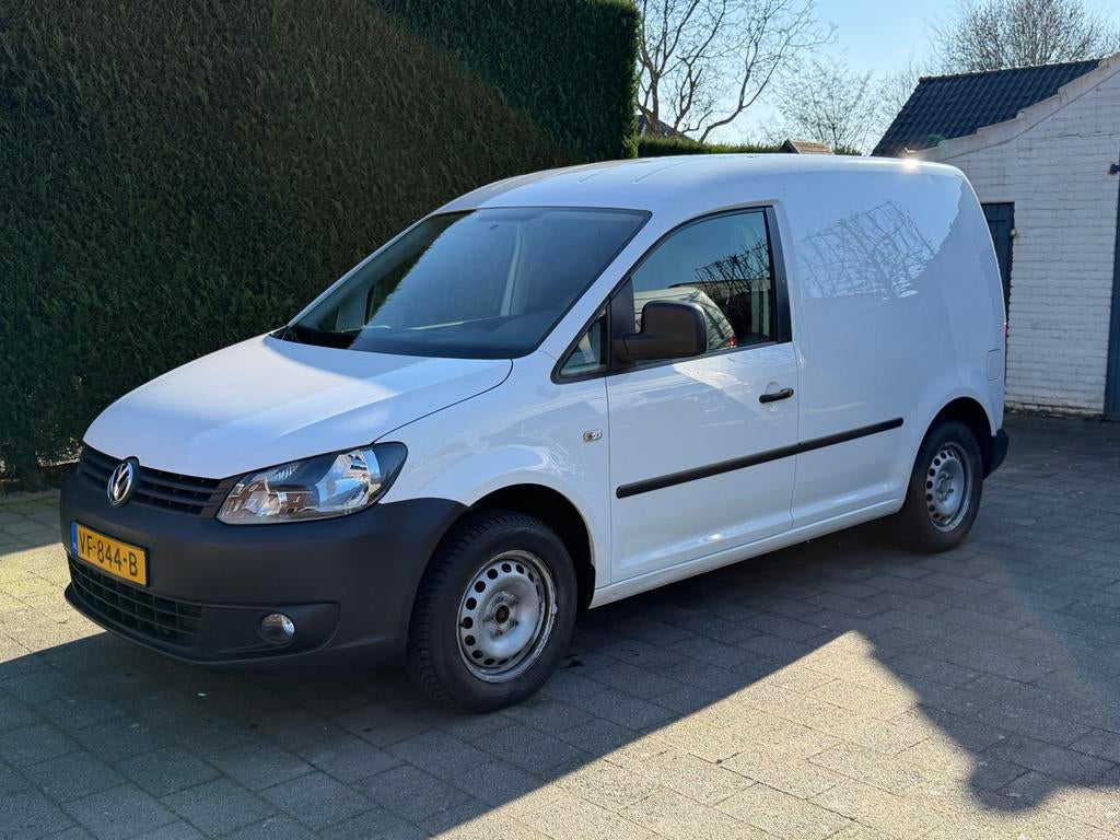 Volkswagen Caddy 1.6 TDI Airco Trekh Sortimo Werkplaatsinr, Auto's, Voorwielaandrijving, Euro 5, 74 pk, 4 cilinders