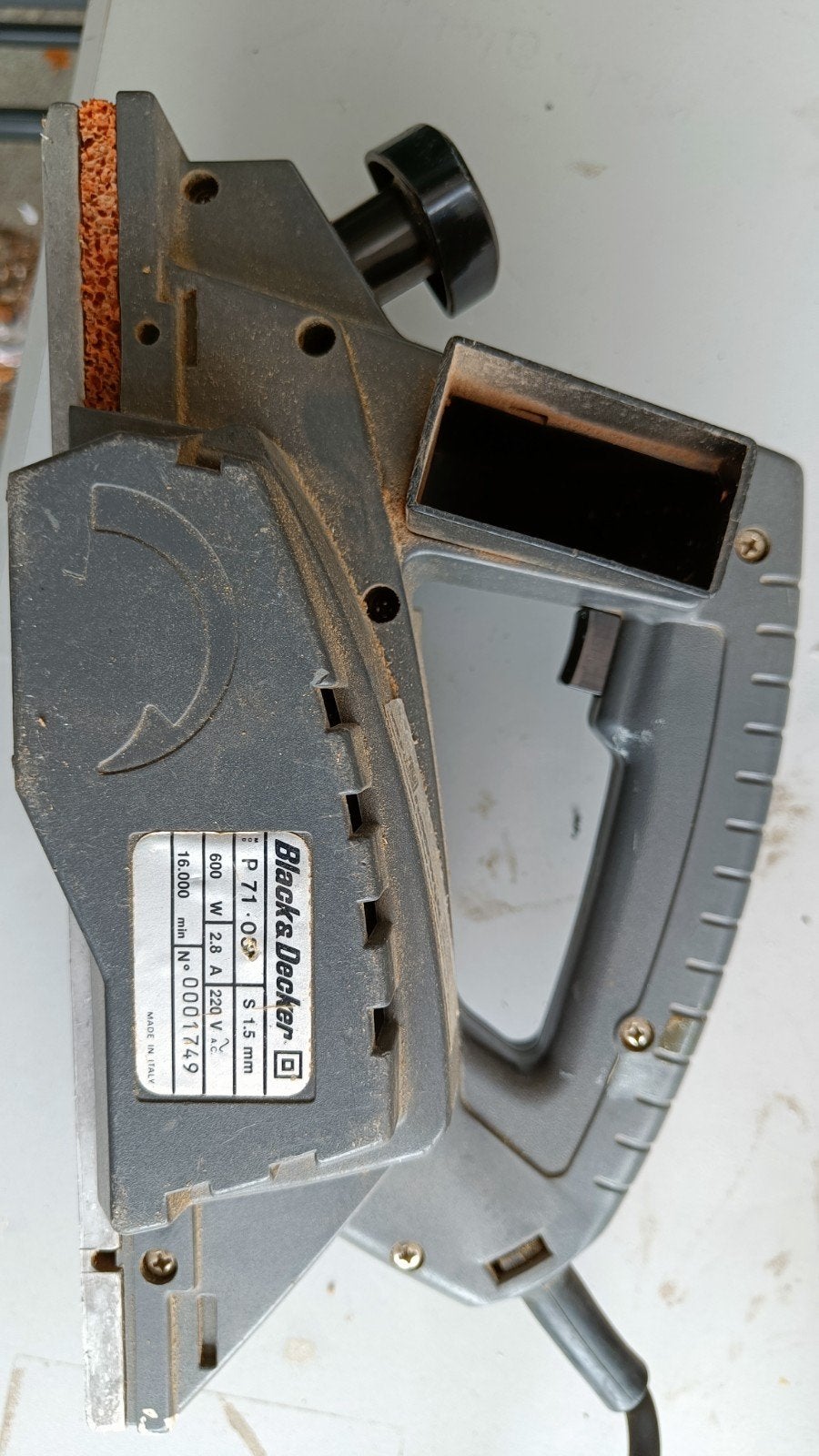 Black en Decker schaafmachine, Ophalen, Gebruikt