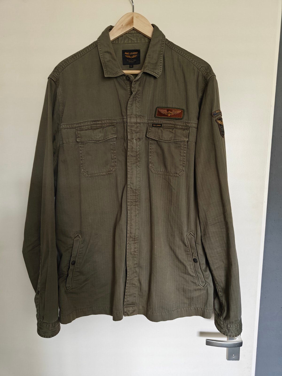 Zeer nette PME Legend blouse met rits mt XL, PME LEGEND, Ophalen of Verzenden, Gedragen, Halswijdte 43/44 (XL)
