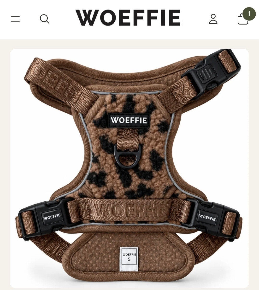 Woeffie hondentuigje maat S met riem, Dieren en Toebehoren, Ophalen of Verzenden, Zo goed als nieuw