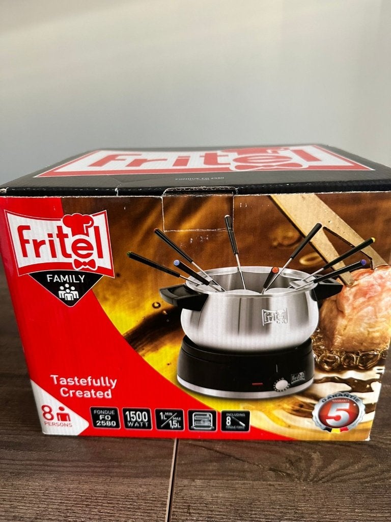 Fritel Family Fondue FO 2580 - Electric Fondue Set, Witgoed en Apparatuur, Ophalen of Verzenden, Zo goed als nieuw, Fondueset