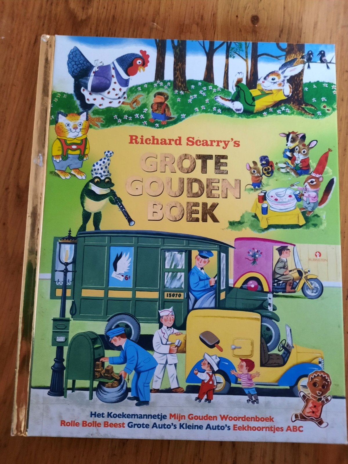 Richard Scarry - Richard Scarry’s grote gouden boek, Non-fictie, Ophalen of Verzenden, Zo goed als nieuw, Richard Scarry