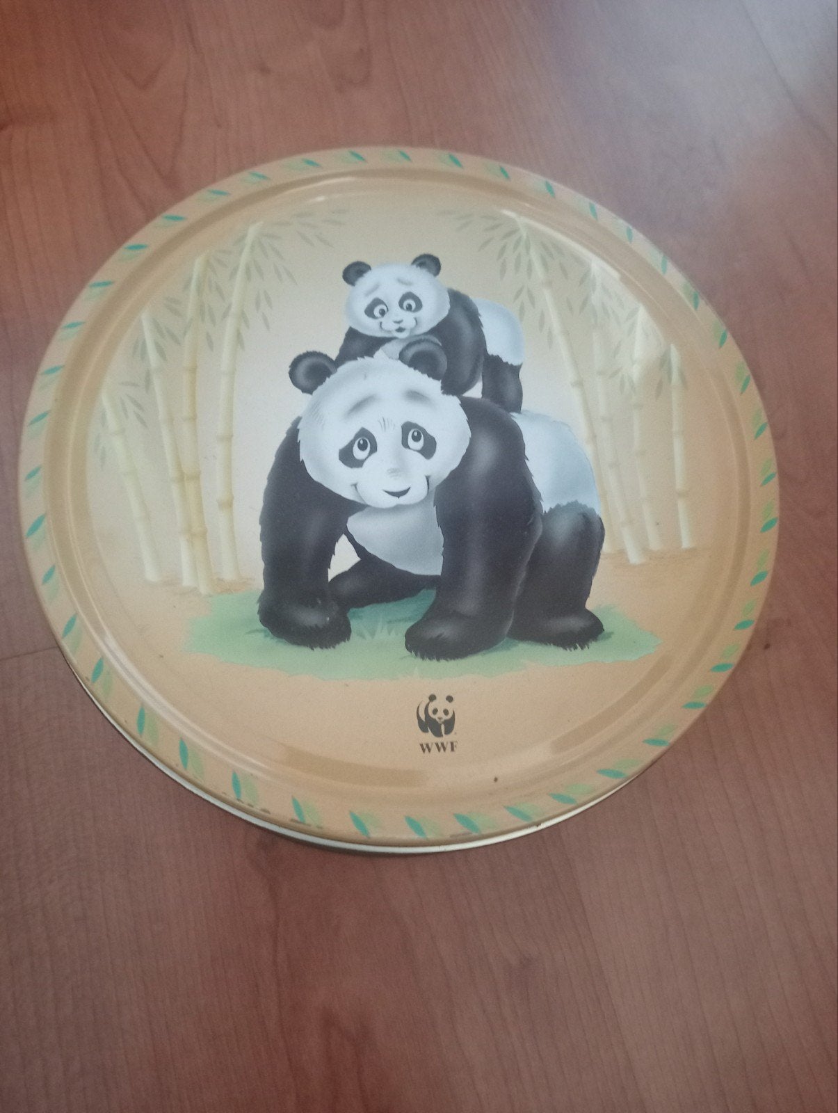 Rond koekblik panda van WNF, Ophalen of Verzenden, Gebruikt, Koek(jes)