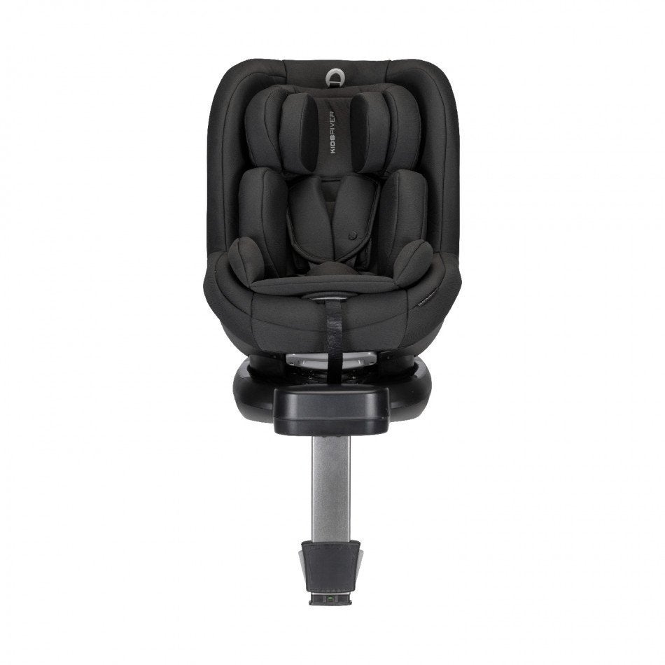 Kidsriver Silas i-Size autostoel Zwart Groep 0/1, Kinderen en Baby's, Autostoeltjes, Gebruikt, 0 t/m 18 kg, Verstelbare rugleuning