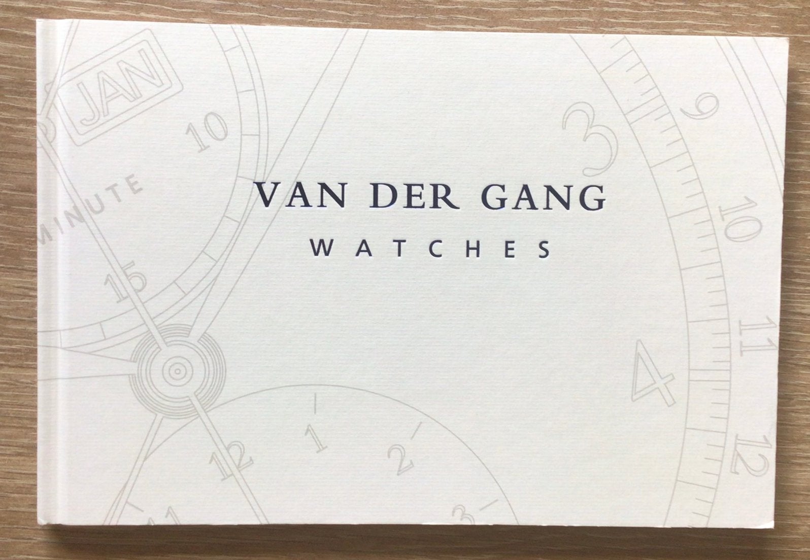 Van der Gang Watches - Collectieboek, Ophalen of Verzenden, Zo goed als nieuw, Overige merken