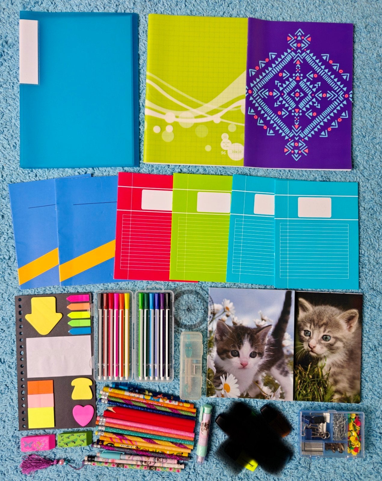 Schoolspullen set - vrijwel nieuw!, Ophalen of Verzenden, Nieuw