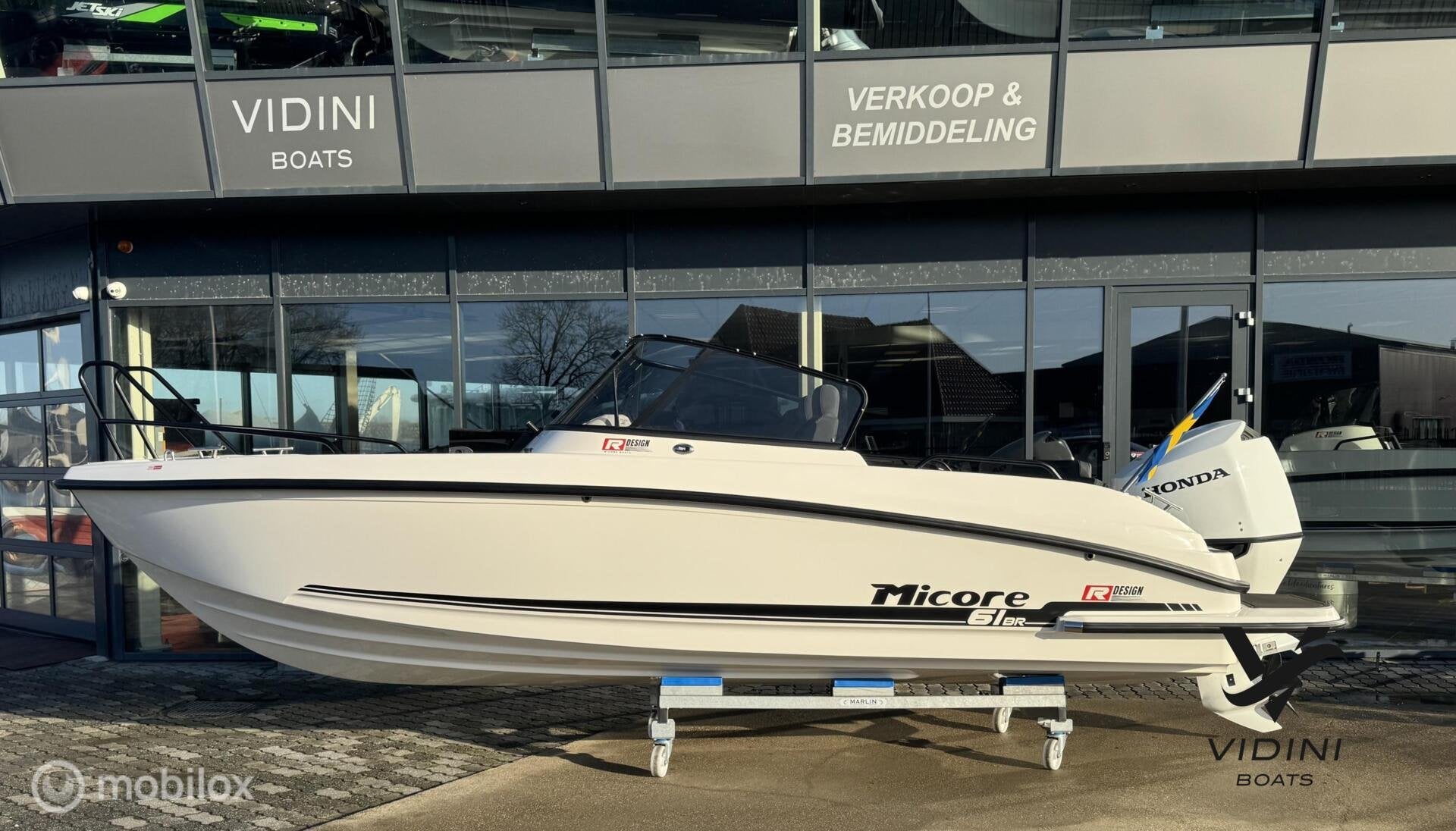 Micore 61BR R-design Honda 135pk *Zweedse kwaliteit*, Kanaalweg 29, 120 tot 200 pk, Info@vidiniboats.nl, Micore