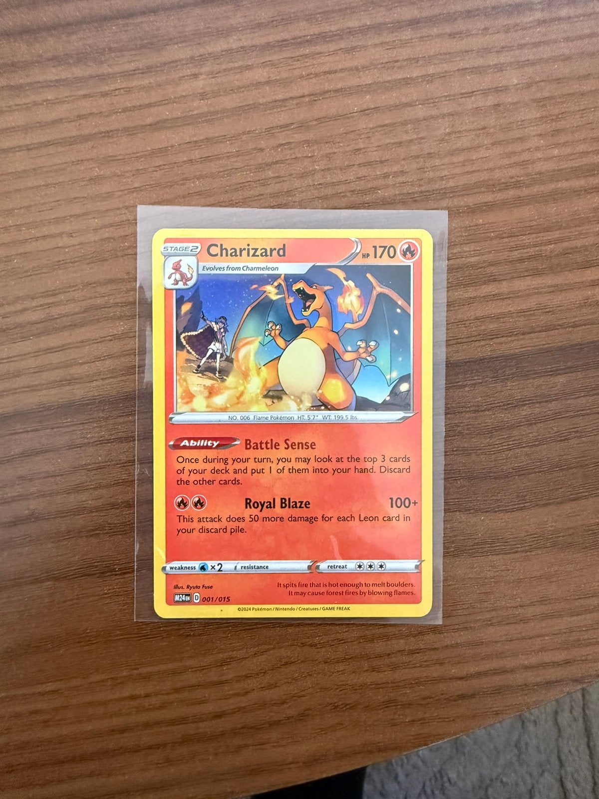 Pokémon Charizard 001/015 McDonald’s Dragon Discovery, Ophalen, Zo goed als nieuw