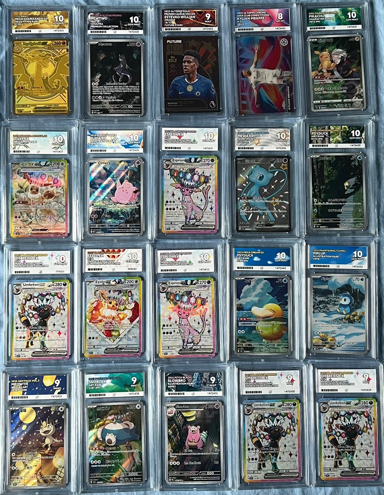Ace Slabs Pokemon & Topps Collectie