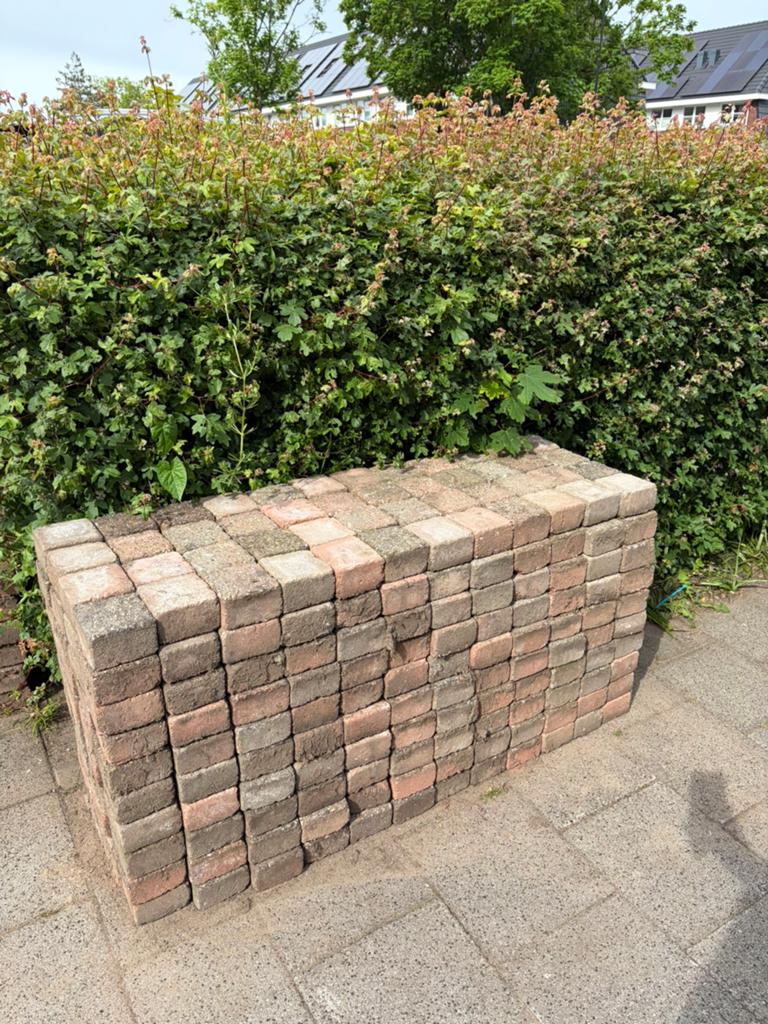 GRATIS! tuin bestrating, Tuin en Terras, Tegels en Klinkers, Ophalen, Beton, Klinkers