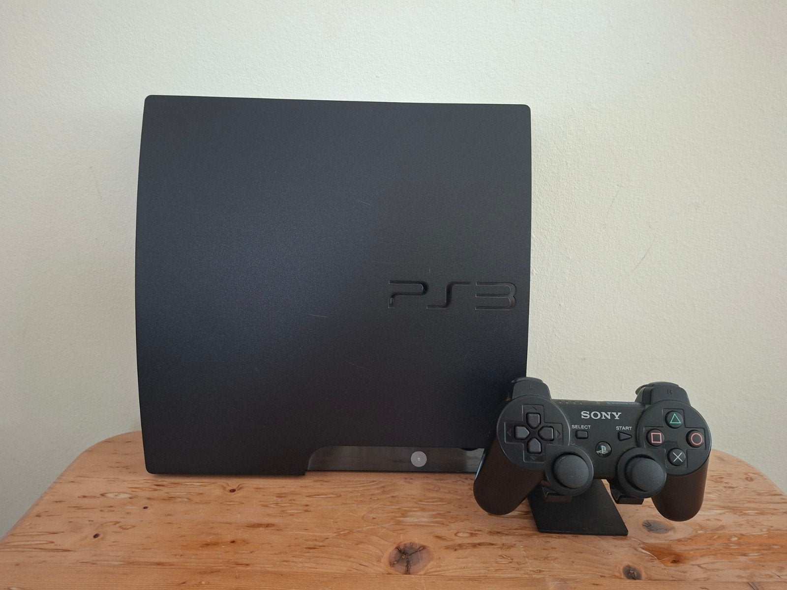 playstation 3 spelcomputer set 120 gb (zwart), Ophalen of Verzenden, Zo goed als nieuw, Met 1 controller, Phat