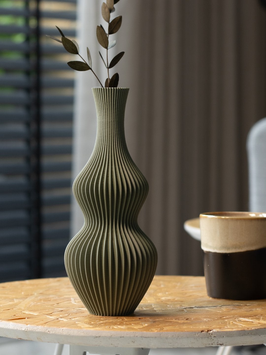 Decoratieve vaas - Max 25 cm hoog - Diverse kleuren, Kunststof, Overige kleuren, Nieuw, Ophalen of Verzenden