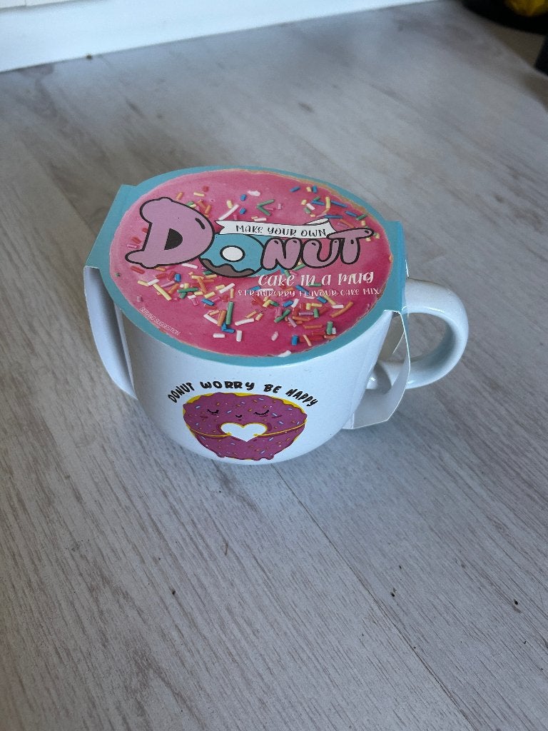 beker met donutmix, Ophalen of Verzenden, Zo goed als nieuw