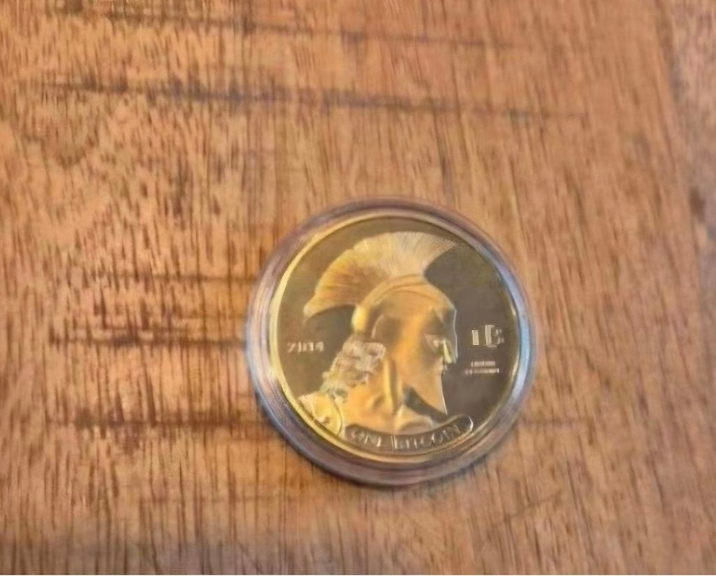 Titan bitcoin munt / coin, Ophalen of Verzenden, Buitenland, Munten