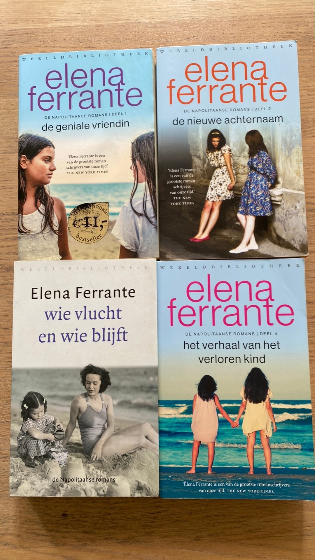 Volledige serie Elena Ferrante - De geniale vriendin, Ophalen of Verzenden, Gelezen, Elena Ferrante