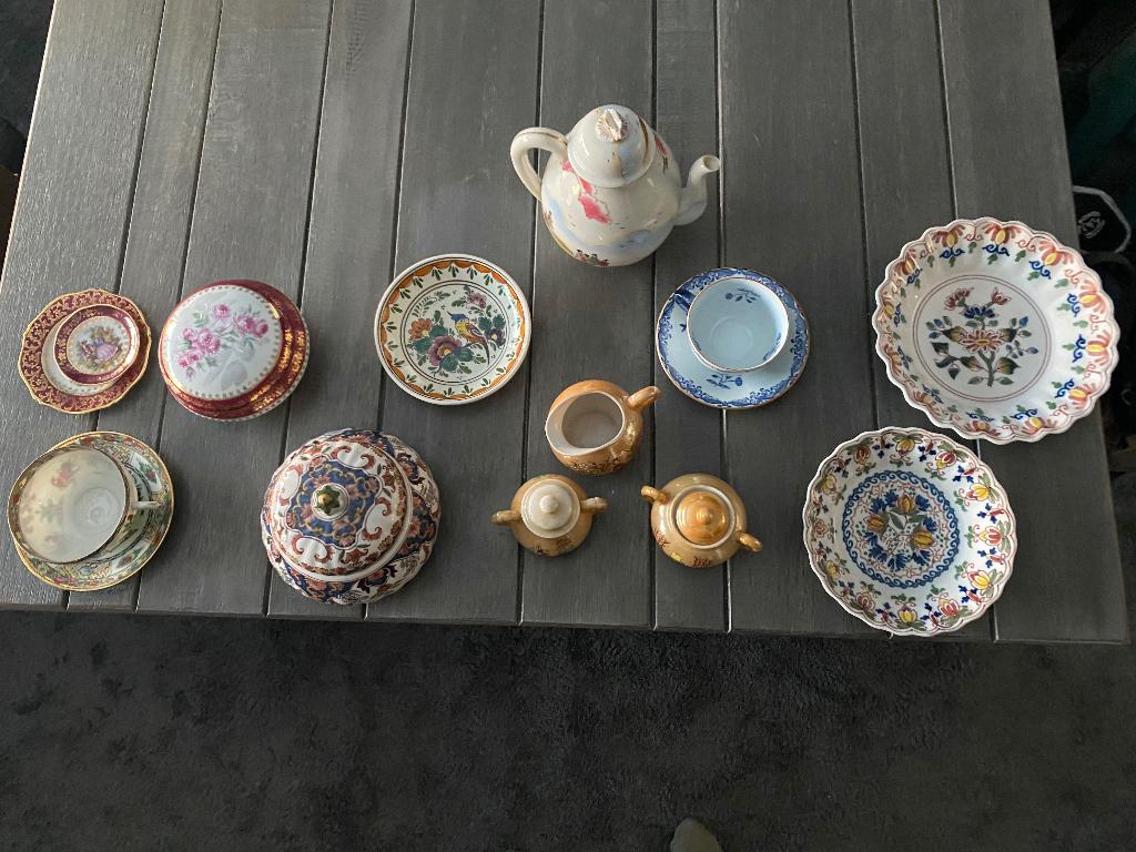 Wandborden, bonbonschaal en veel andere artikelen, Antiek en Kunst, Ophalen