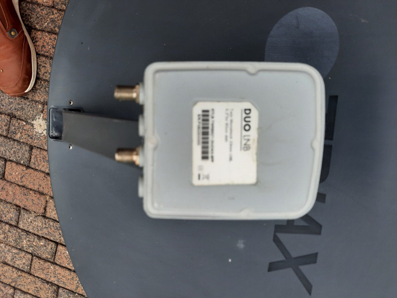 Triax schotelantenne met Duo LNB, Ophalen of Verzenden, Gebruikt, (Schotel)antenne, Overige merken