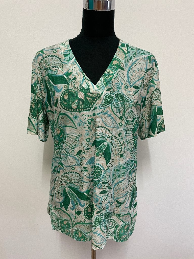 Top15 - Groen Angelle Milan shirt maat L (1), Maat 38/40 (M), Ophalen of Verzenden, Zo goed als nieuw, Korte mouw