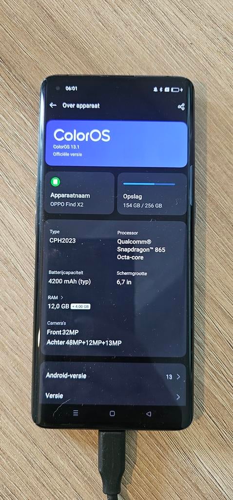 Oppo Find X2, Gebruikt, Overige modellen, Ophalen of Verzenden, Zonder abonnement