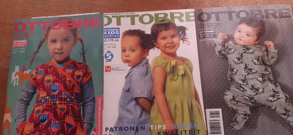 3 mooie Ottobre Design Kids magazine zelfmaakmode, Overige merken, Overige typen, Kind, Ophalen of Verzenden