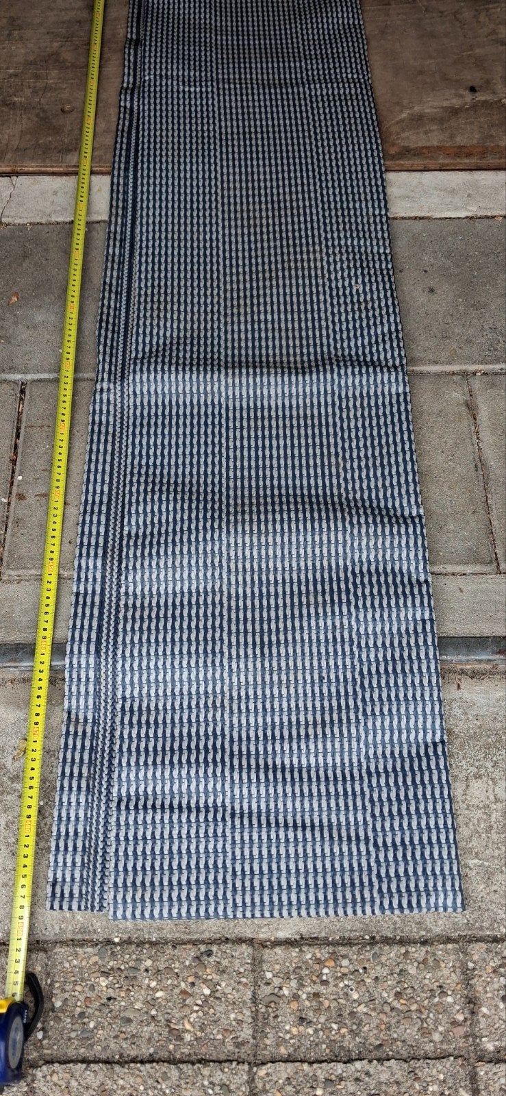 voortent tapijt  grijs 490 cm - 305 cm, Ophalen, Zo goed als nieuw