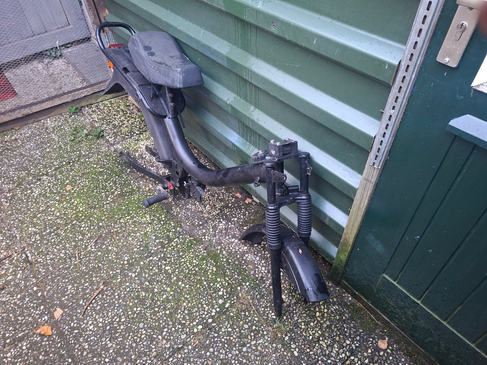 Puch oldtimer frame + geel kenteken, Ophalen, Gebruikt, Frame